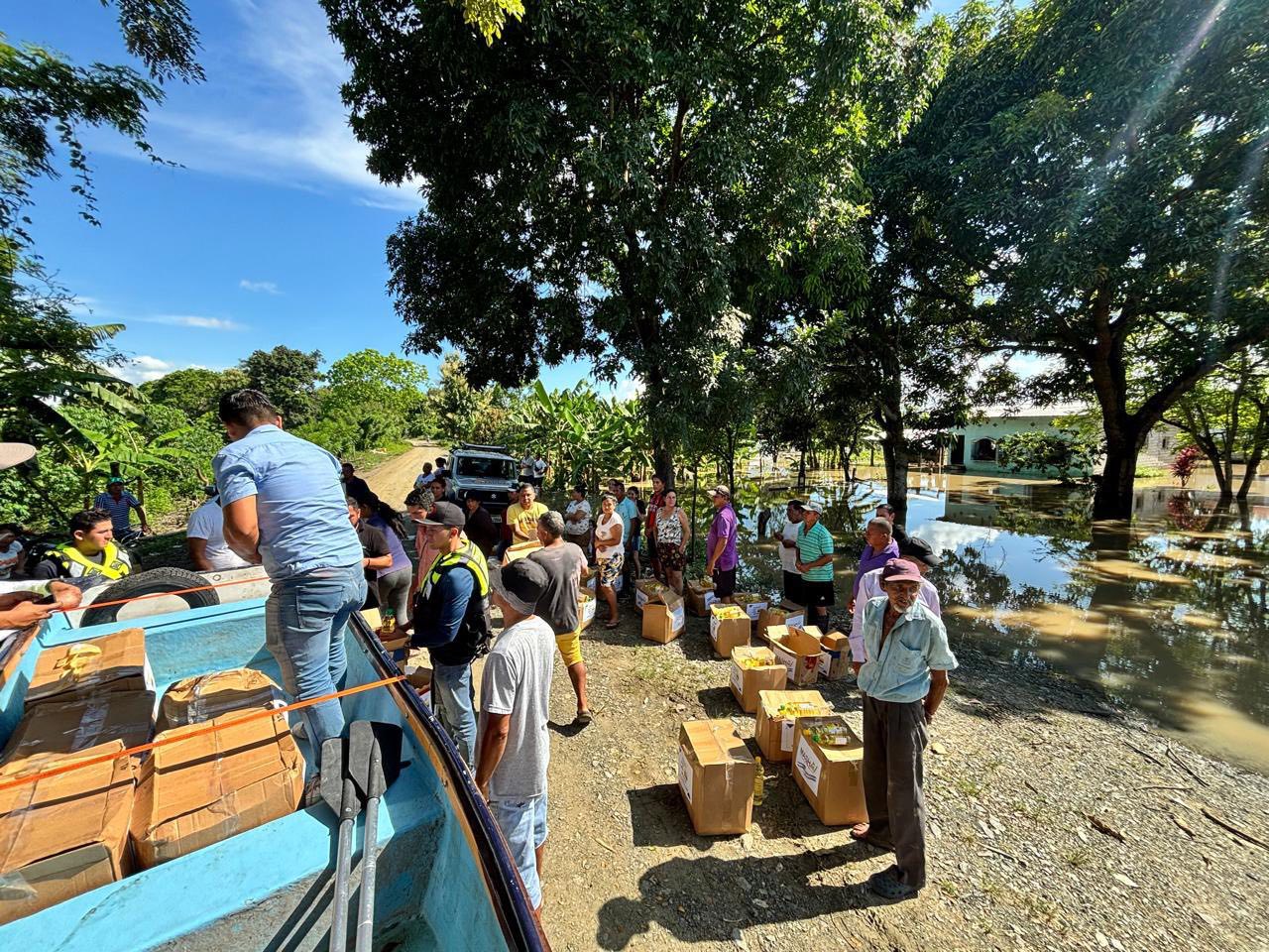 Flood relief in Ecuador